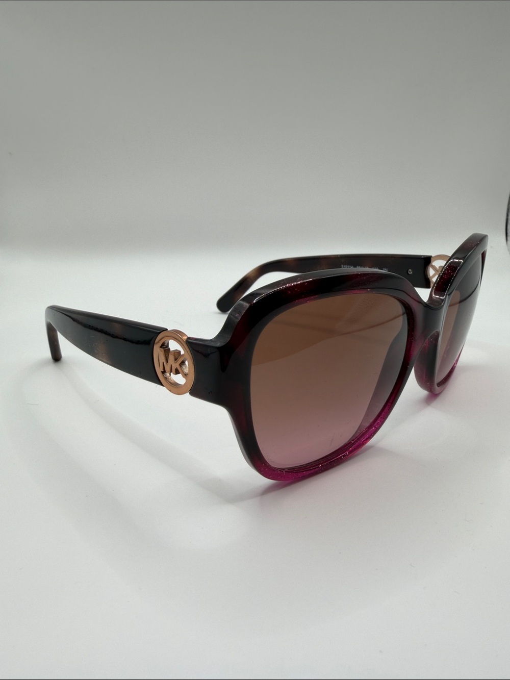 Michael Kors Tabitha III Pink Glitter Sunglasses - Picture 6 of 7